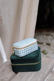 NEW Mini boite à bijoux voyage - Vichy vert