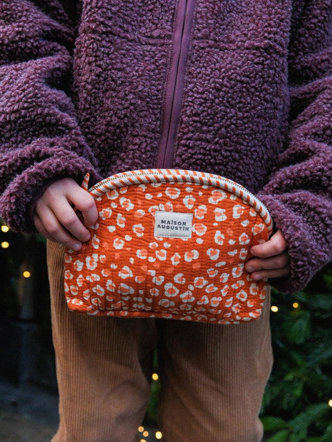 NEW Trousse Make up Graou camel