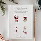 Cartes de Noël à peindre