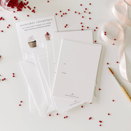 NEW Cartes à peindre gourmandises