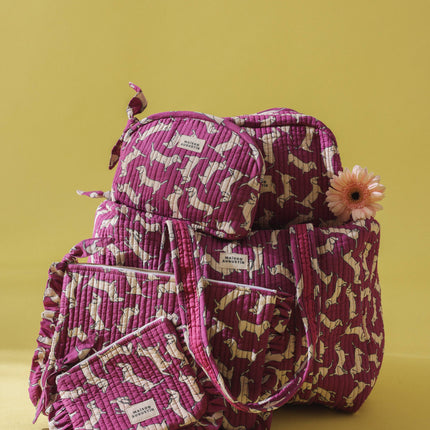 Trousse Make up Teckel Violet