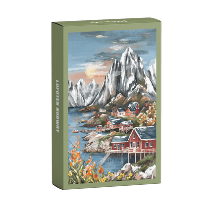 Mini-puzzle Lofoten Norvège - 99 pièces