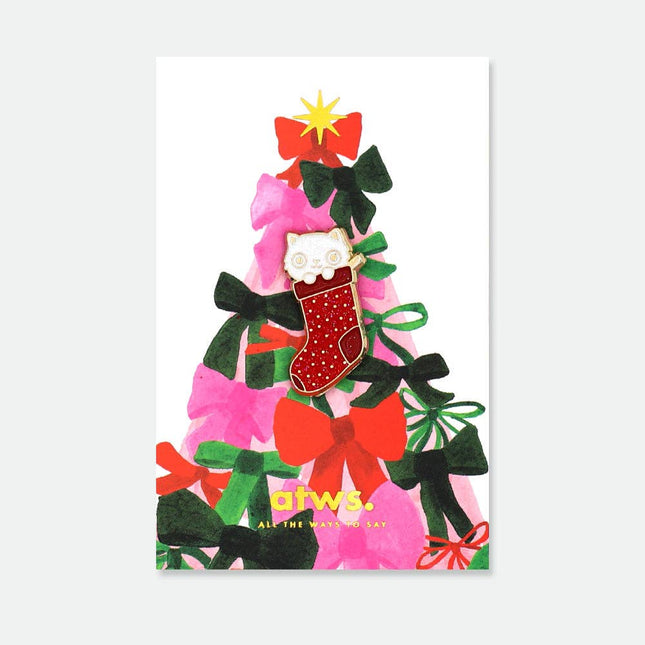 NEW Pin's Chaussette de chat