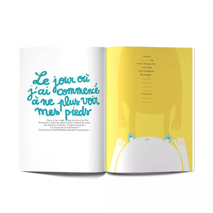 Livre 9 mois à t'attendre ! Carnet de grossesse