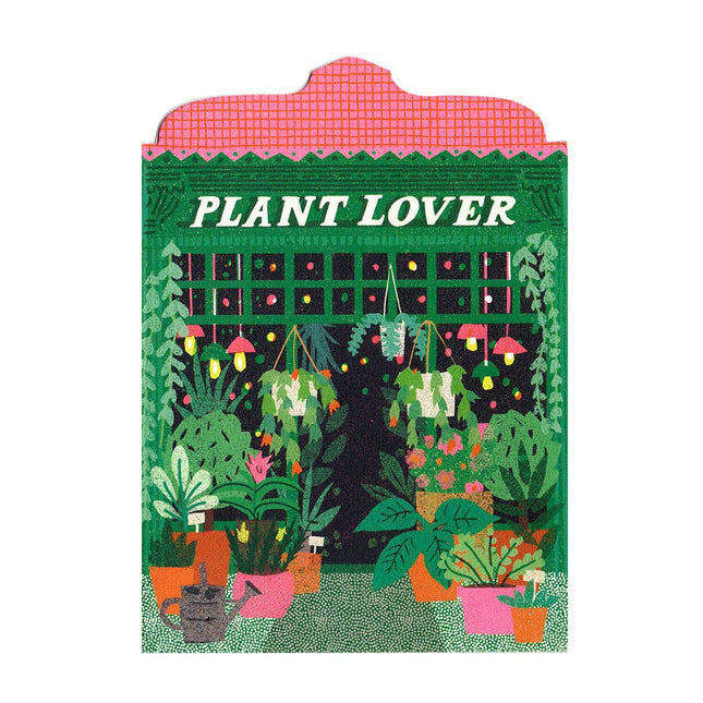 Carte découpée Plant Lover Shop