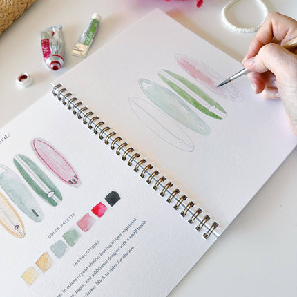 NEW Cahier d'aquarelle Tropical