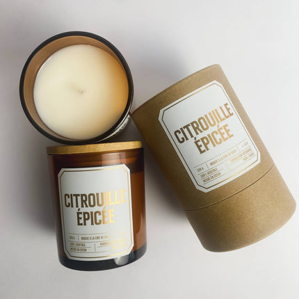 Bougie Parfumée Citrouille Épicée