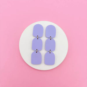 NEW Boucles d’oreilles Violette (parme)