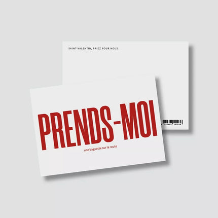 NEW Carte Prends moi (avec enveloppe)