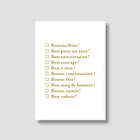 NEW Carte à choix multiple fêtes (avec enveloppe)