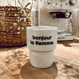 NEW Gobelet Bonjour La flemme - Felicie Aussi