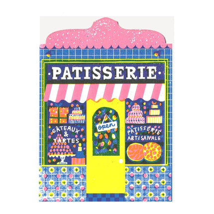Carte découpée Pâtisserie