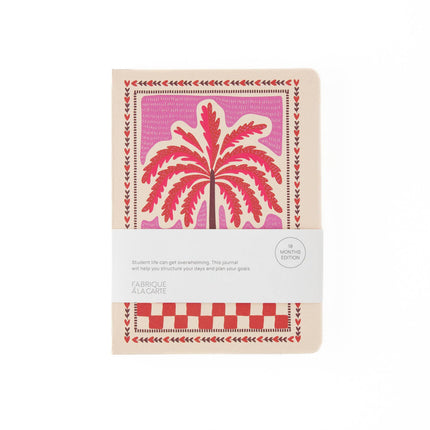 NEW Agenda 18 Mois Palmtree Rose