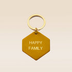 Porte-clés en cuir Happy Family