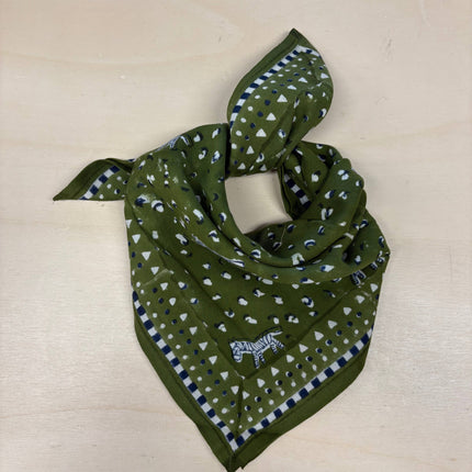 NEW Foulard Zebra Kaki (small)