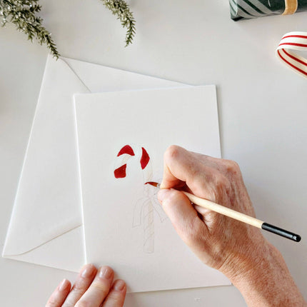 Cartes de Noël à peindre