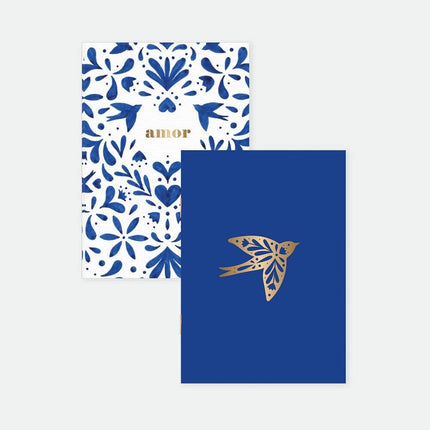 Duo de petits carnets Amor