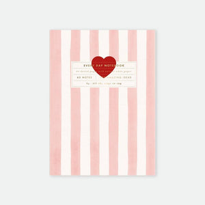 NEW Carnet Pink stripes