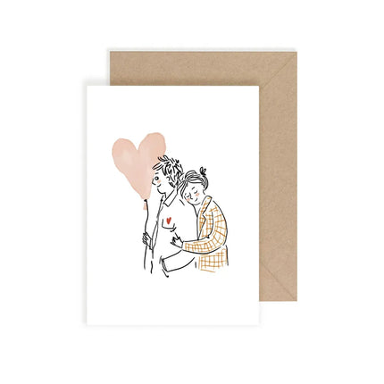 Carte postale Amour fou
