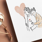 Carte postale Amour fou