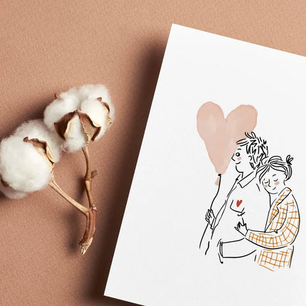 Carte postale Amour fou