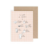 NEW Carte postale Recette bonheur My Lovely Things