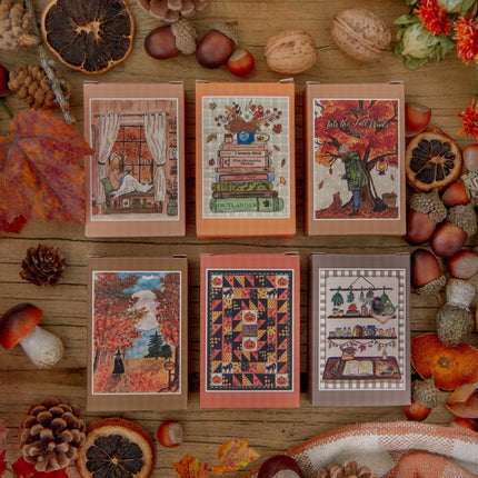 Mini Puzzle Livres d'automne