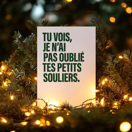 NEW Carte Petits souliers (avec enveloppe)