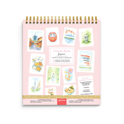 Travel book carnet d'aquarelle - Japon