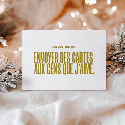 NEW Carte Résolution (avec enveloppe)