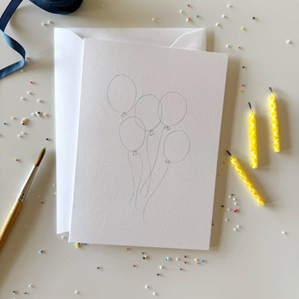 NEW Cartes à peindre anniversaire