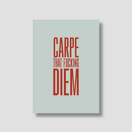 Carte Carpe Diem (avec enveloppe)
