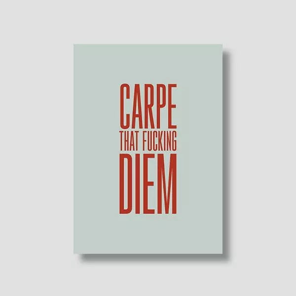 Carte Carpe Diem (avec enveloppe)