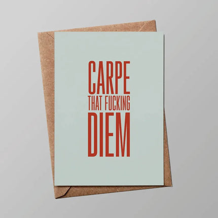Carte Carpe Diem (avec enveloppe)
