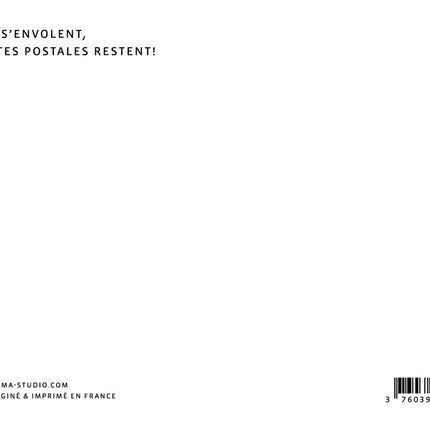 Carte S'embrasser bon pour la santé (avec enveloppe)