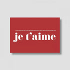 NEW Carte Je t'aime (avec enveloppe)