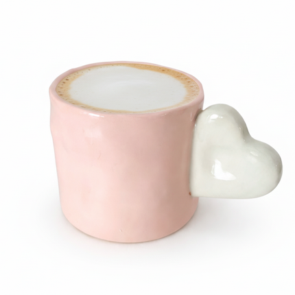 Mug coeur en céramique (200 ml)