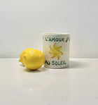 NEW Bougie céramique L'amour au soleil (crème solaire)