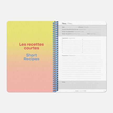 NEW Carnet de recettes