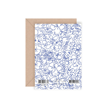 Carte double « Joyeux anniversaire »