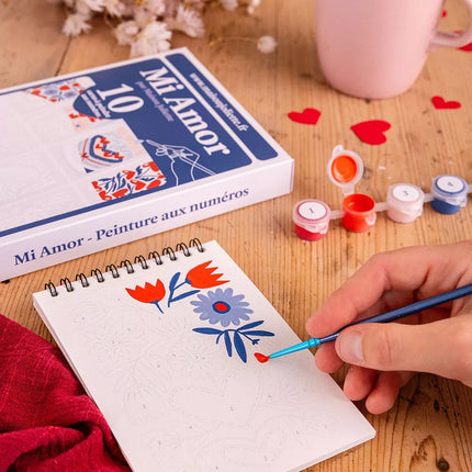 Kit de cartes à peindre Mi amor