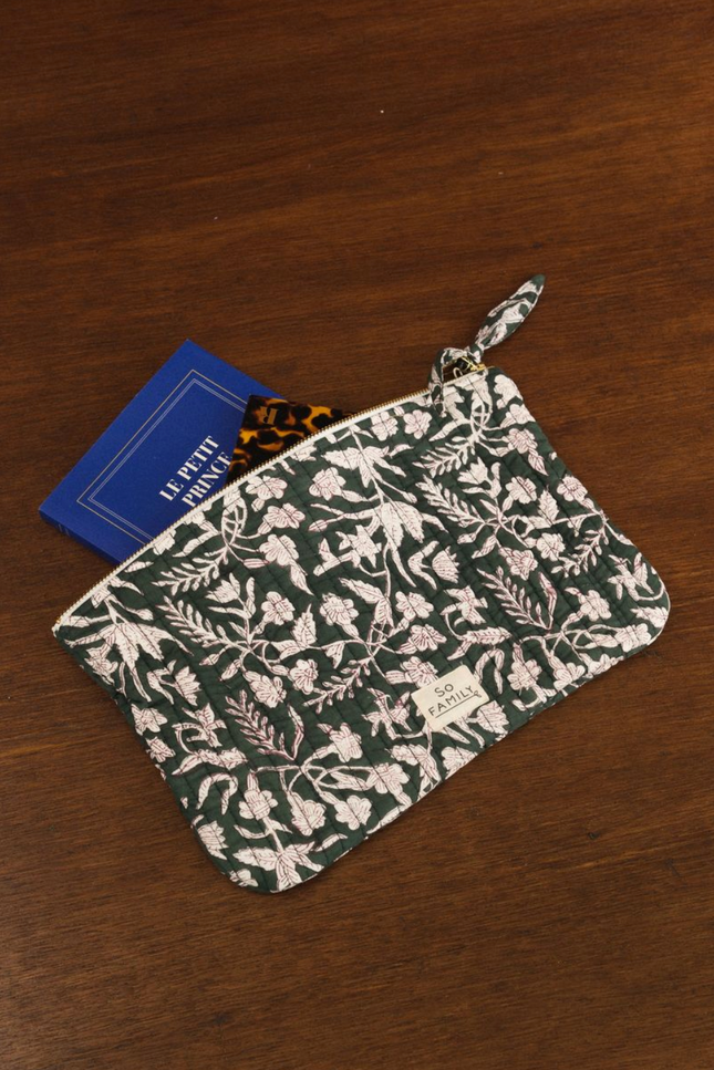 Grande pochette Calcutta Green