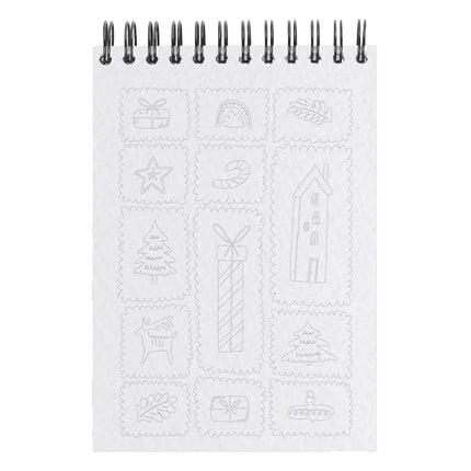 NEW Carnet de coloriage A6 - Noël
