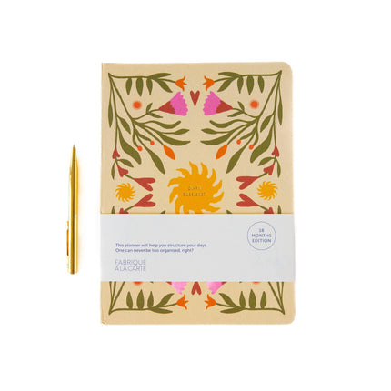 Agenda 18 mois 2026-2027 Beige Soleil