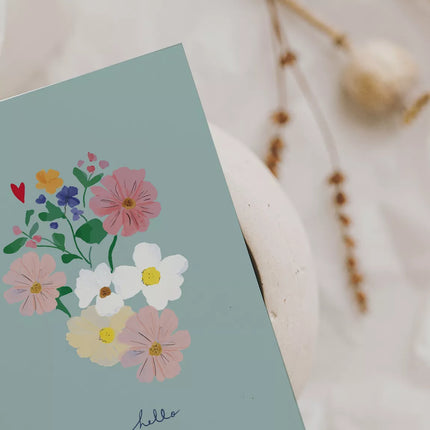 NEW Carte double Danse des fleurs