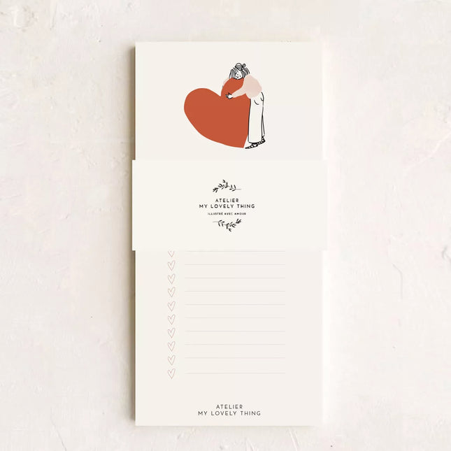 NEW Bloc notes Serre moi fort