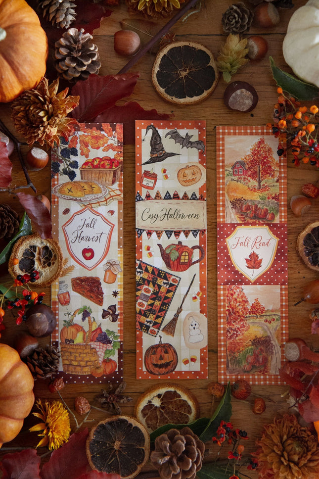 Lot de 3 Marque-pages d'automne