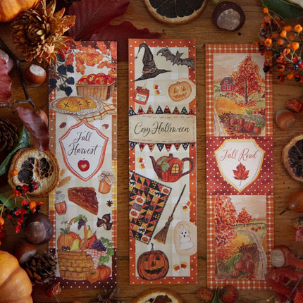 Lot de 3 Marque-pages d'automne