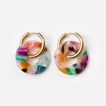 NEW Boucles d'oreilles Donuts Confettis