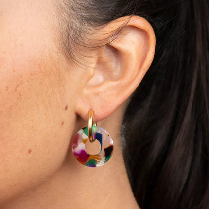 NEW Boucles d'oreilles Donuts Confettis